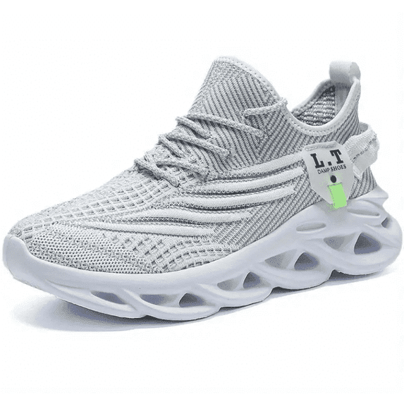 GLYGML Blade Sole Sneakers, Breathable Cushioned Casual Shoes, Suitable for Daily Walking, Running and Streetwear.