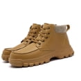 thumbnail image 1 of GLYGML Leather Mid-Top Work Boots - Non-Slip Durable Outdoor Boots Product Title, 1 of 6