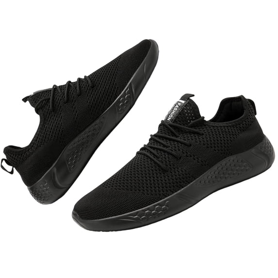 GLYGML Men's Mesh Running Shoes, Ultra Lightweight Breathable Sneakers with Cushioned Insole for Walking Gym and Casual Wear