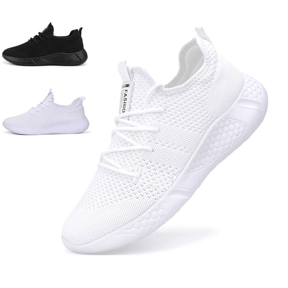 GLYGML Men's Mesh Running Shoes, Ultra Lightweight Breathable Sneakers with Cushioned Insole for Walking Gym and Casual Wear