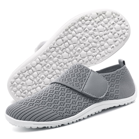 GLYGML Slip-On Sneakers Lightweight Breathable Walking Shoes with Adjustable Strap for Casual Daily Wear