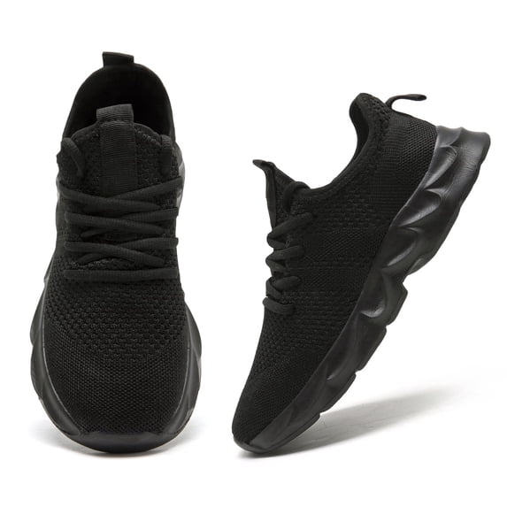 GLYGML Wave-Sole Sneakers Lightweight Breathable Athletic Shoes with Non-Slip Sole for Running and Daily Wear