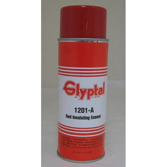 GLYPTAL SPRAY ON RED ENAMEL