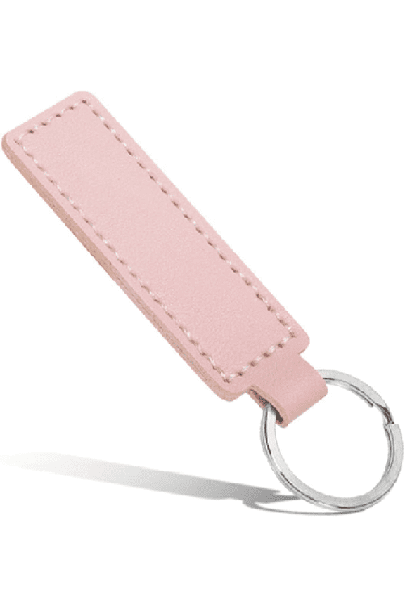 Key chains,Double-Sided Car Line Car Keychain, Creative PU Leather Key Chain Holder, Universal Keychain for Women Men (Pink) - 10 pcs