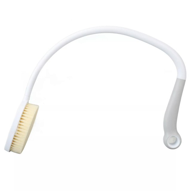 GLZMDL1 Curved Back Scrubber U Shaped Bendable Back Bath Brush With