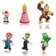 thumbnail image 1 of GLtrendy Toys New Super Mario Bros 1.5-2.75´´ Figures Set 6 pcs, 1 of 6