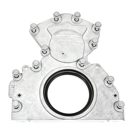 GM 12705663 Rear Engine Cover with Seal -Fits 2014+ Gen V Truck/SUV Engines L83 L86 L82 L84 L87 5.3L 6.2L Rear Main Seal Housing