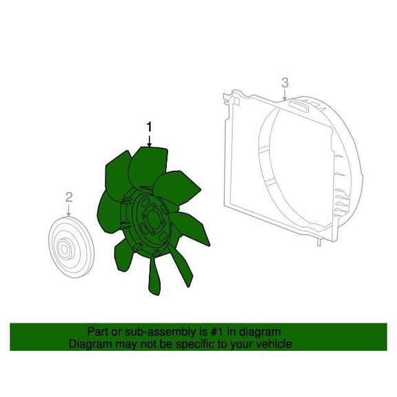 GM 15877356 Blade Asm-Fan