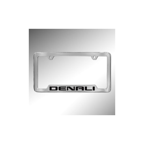 GM 19330370 Denali Logo License Plate Holder GMC Yukon XL Terrain Sierra HD Acadia