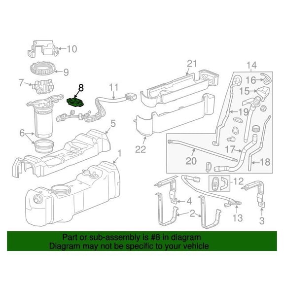GM 20760381 Module Asm-Level & Temp Emis Rdcn Fluid T