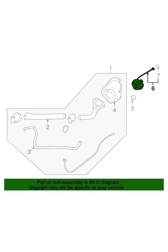 GM 20968135 Cap Asm-F/Tnk Fil Lk