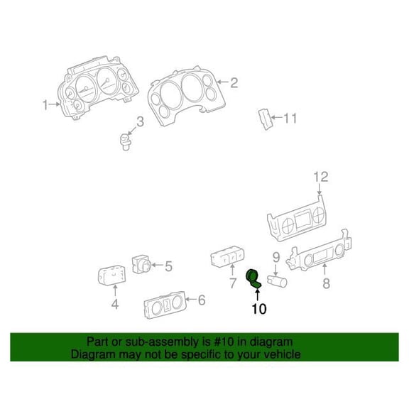 GM 20983936 Retaineracsry Pwr Rcpt