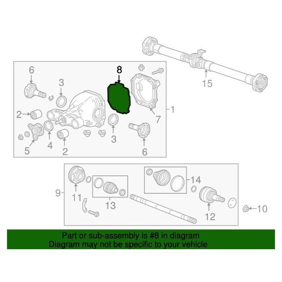 GM 22772331 Gasket-Diff Carr