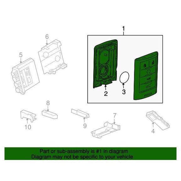 GM 22865378 Transmitter Asm-R/Con Dr Lk & Theft Dtrnt