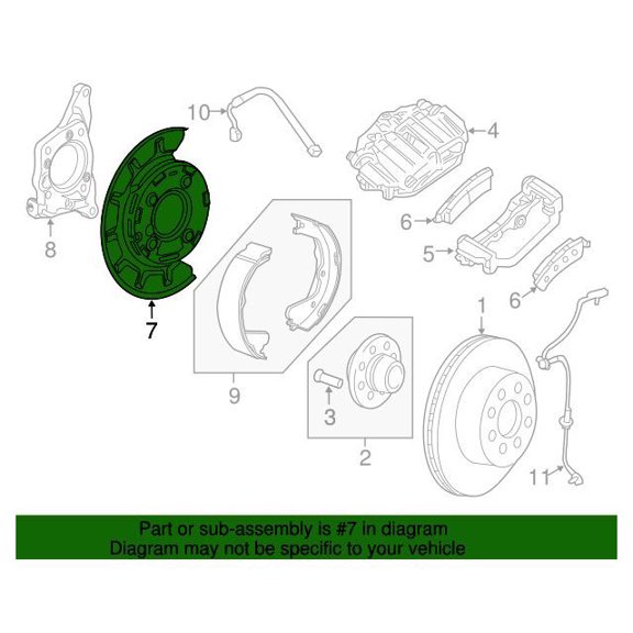GM 22937749 Shield-Rr Brk