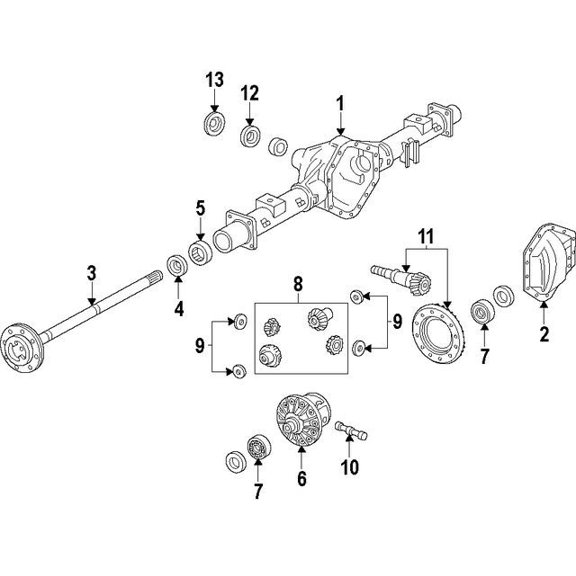 GM 23114035 Gear Kit-Diff Ring & Pinion