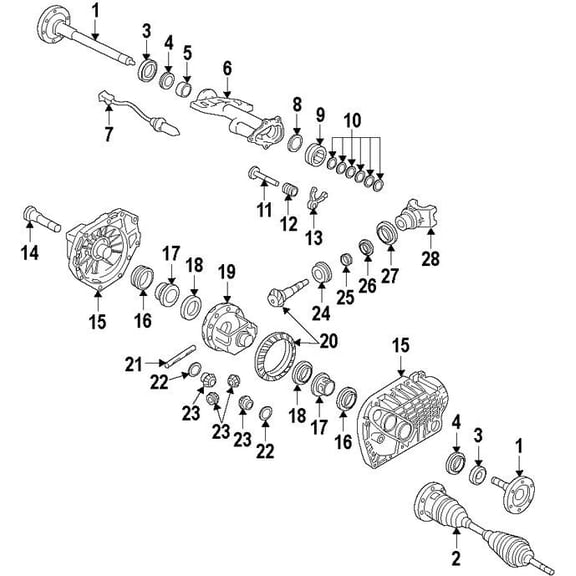 GM 23114040 Gear Kit-Frt Diff Si & Pinion