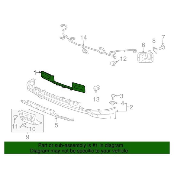 GM 23476442 Filler Asm-Frt Bpr