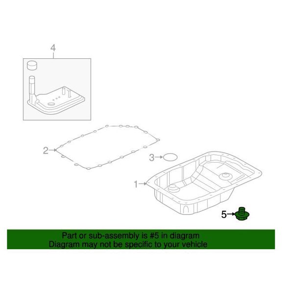 Auto Trans Drain Plug ACDelco GM Original Equipment 24234212