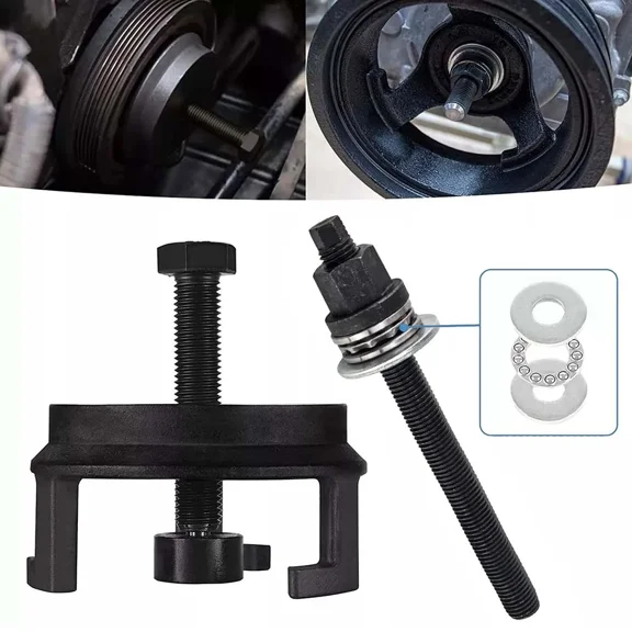 For GM 25264 Harmonic Balancer Puller and 551141 Crank Pulley Install Tool Harmonic Balancer Installation Tool Replacement for GM LS Series Engines 1997-UP