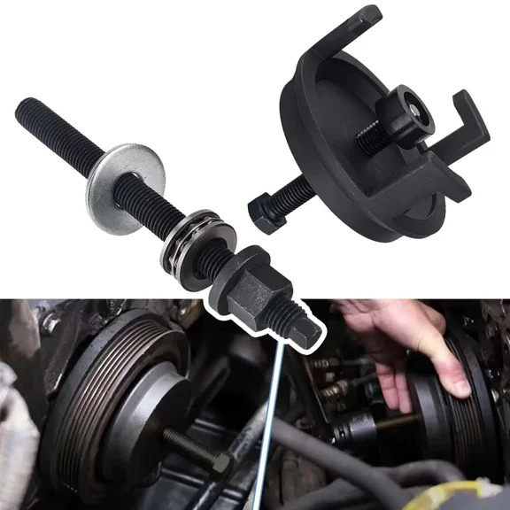 For GM 25264 Harmonic Balancer Puller and 551141 Crank Pulley Install Tool Harmonic Balancer Installation Tool Replacement for GM LS Series Engines 1997-UP