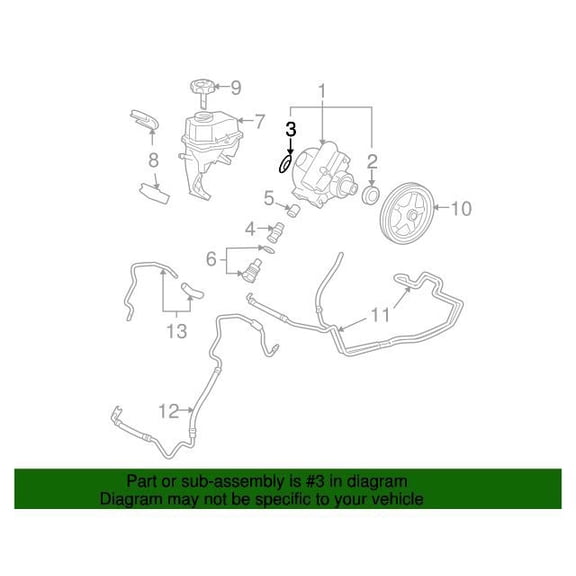GM 26020642 Sealp/S Pump Rsvr(O Ring)