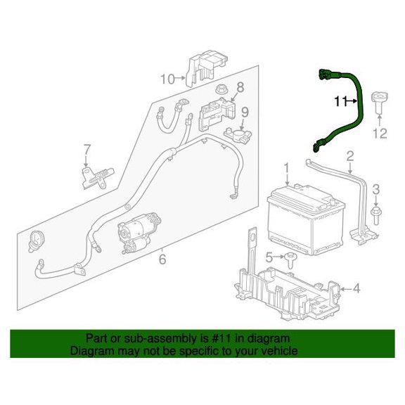 GM 95319180 Cable Asm-Bat Neg