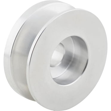 Chevy V-Belt Alternator Pulley & Cap – 2.7” Diameter, 11/16” Shaft, Billet Aluminum
