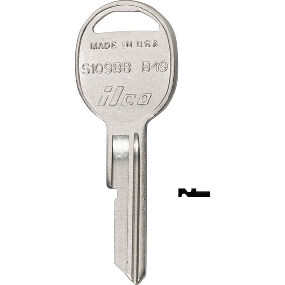 GM Automotive Key,Part S1098H DIB