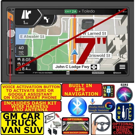 GM CAR-TRUCK-VAN-SUV GPS NAVIGATION SYSTEM BLUETOOTH USB AUX CAR RADIO STEREO