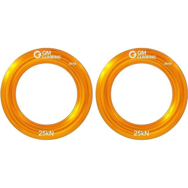 GM CLIMBING Rappel Ring 25kN for Rock Climbing Arborist Rescue Slackline Hammock Pack
