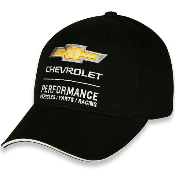 GM Chevrolet Chevy Performance Men's Official Licensed Embroidered Hat Cap (Black)