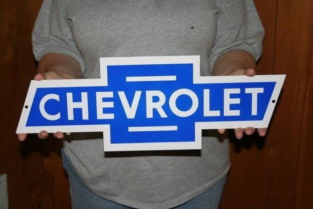 GM Chevrolet Vintage Chevy Bowtie Metal Sign 21