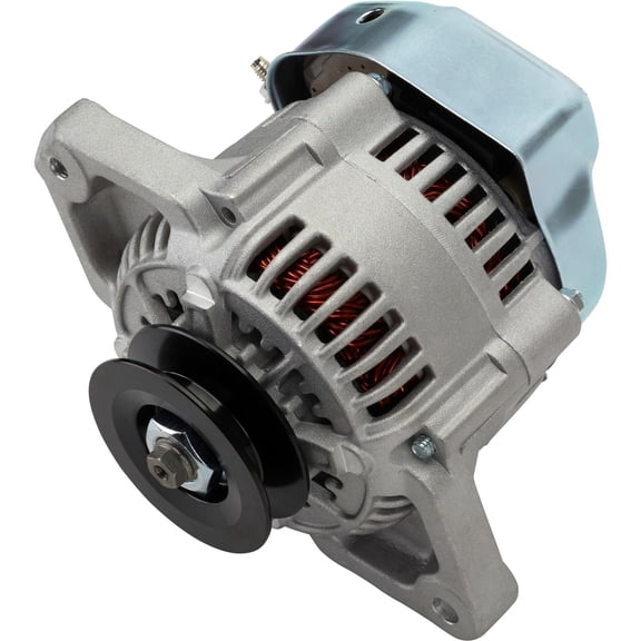 GM Denso Style 1-Wire Mini Race Alternator, 90 Amp, Plain