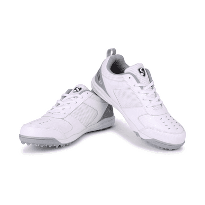 SG Fusion Cricket Shoes - Grey/White