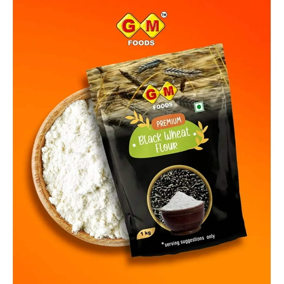 GM Foods Black Wheat Flour 1 KG