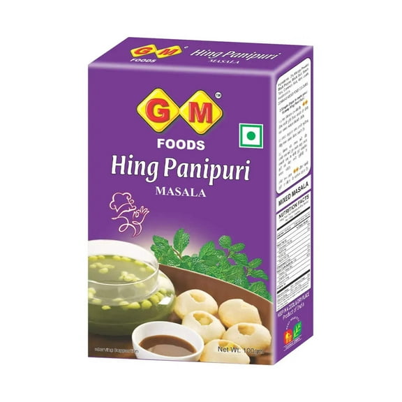 GM Foods Hing Pani Puri Masala 100 Gram