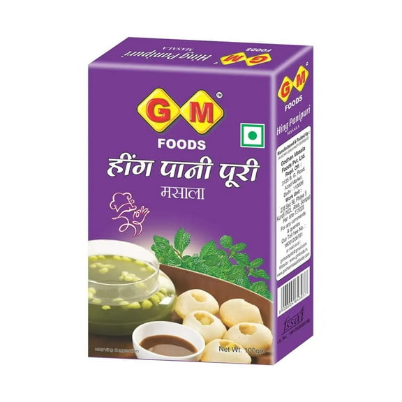 GM Foods Hing Pani Puri Masala 100 Gram