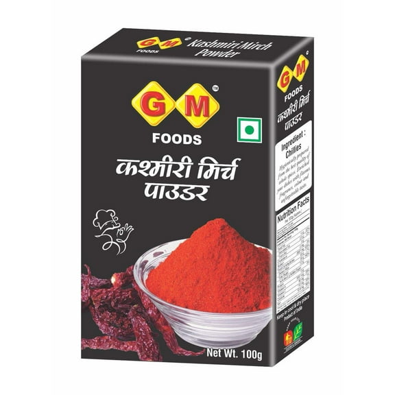 GM Foods Kashmiri Mirch 100 Gram