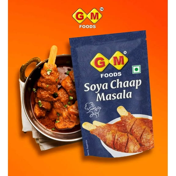 GM Foods Soya Chaap Masala 100 Gram