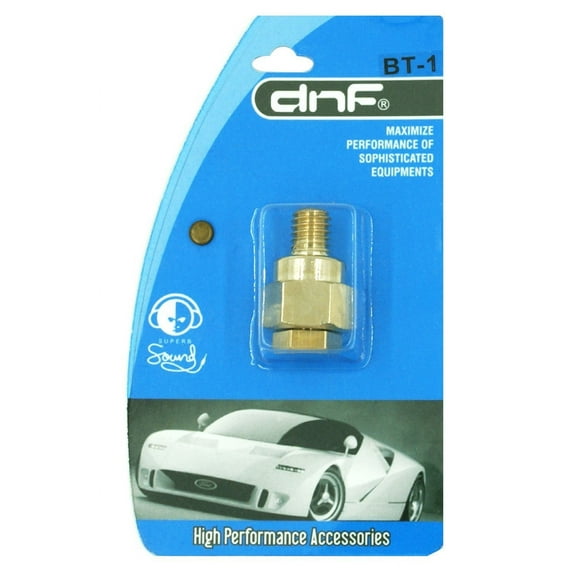 GM GMC Gold Plated Short Side Post Mount Battery Terminal Adapter Untended Bolt