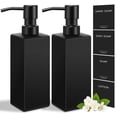 thumbnail image 1 of GM GMISUN Glass Soap Dispenser, Matte Black Soap Bottle with Pump for Kitchen and Bathroom-350ml, 1 of 7