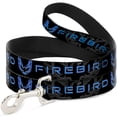 thumbnail image 1 of GM General Motors Pet Leash, Dog Leash, Pontiac Firebird Logo Black Grays Blues, 4 Feet Long 1.0 Inch Wide, 1 of 4