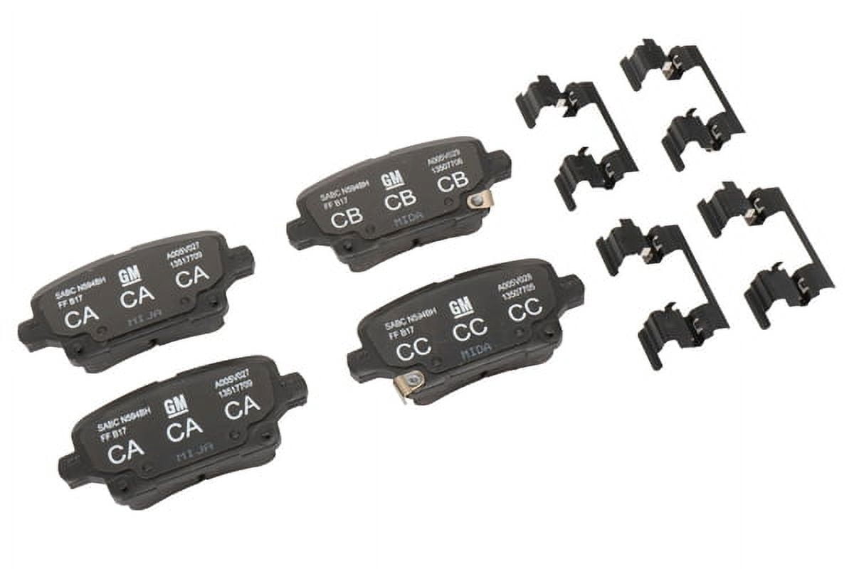 GM Genuine Parts Rear Brake Pad Set