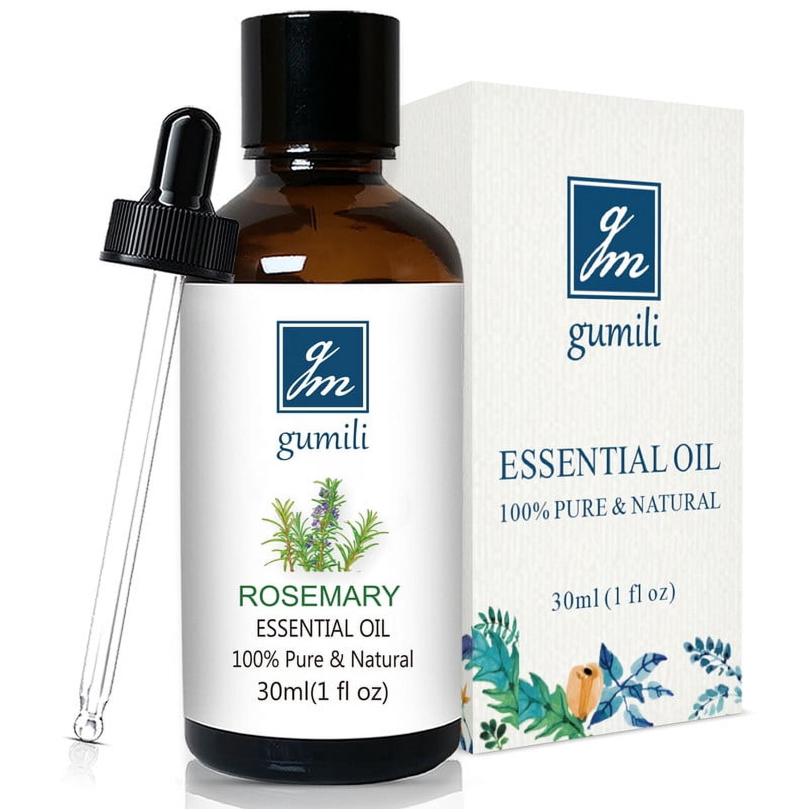 GM Gumili Rosemary Essential Oil for Hair Growth Skin Care Body Massage - 30ml/1 oz