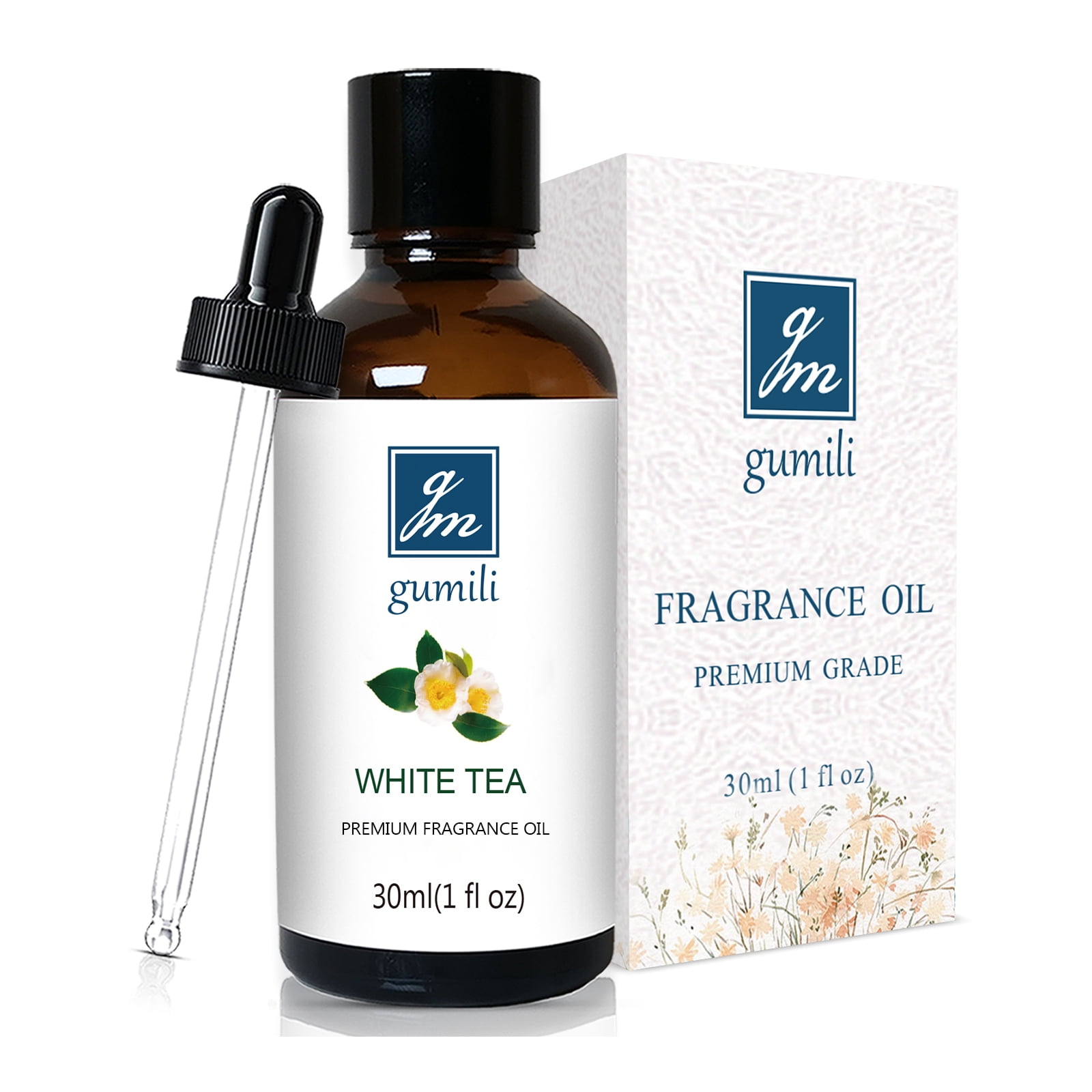 GM Gumili White Tea Fragrance Oil Scent Oil for Diffuser Candle Soap Making -30ml/1 oz