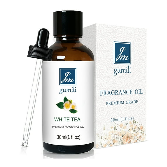 GM Gumili White Tea Fragrance Oil Scent Oil for Diffuser Candle Soap Making -30ml/1 oz