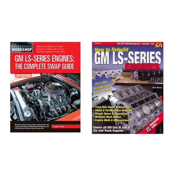 GM LS Engines: Complete Swap Guide & How To Rebuild S-A Design (2 Book Set)