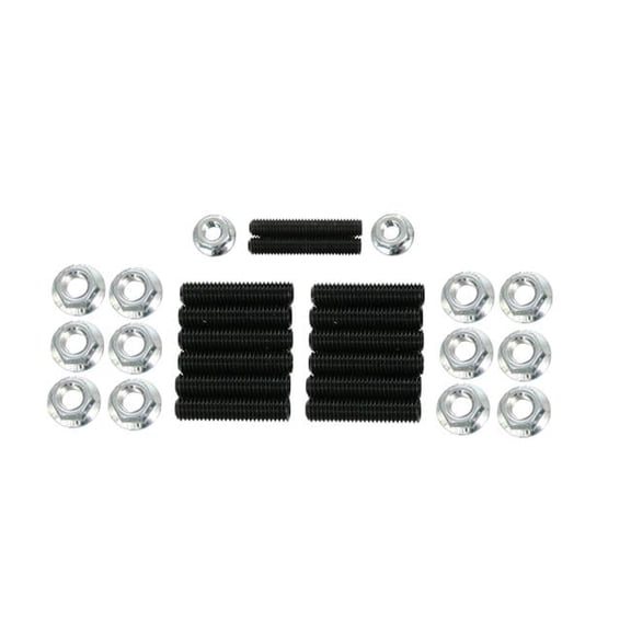 GM LS Series Oil Pan Stud Kit - Black oxide