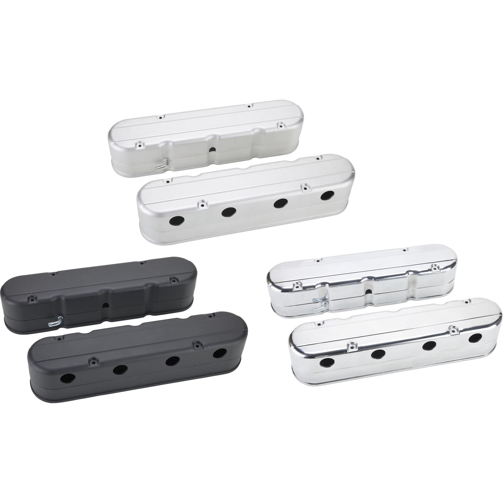 CVF LS Fabricated Tall Valve Covers W/ Coil Brackets